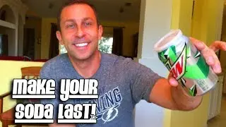 How to Make Soda Last Longer!  Cap Covers for Cans!