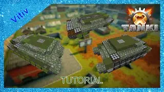 Tanki X Titan, Mammoth and Juggernaut in Minecraft - 1:1 Scale - Tutorial