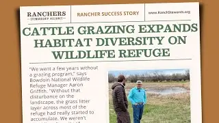 Cattle Grazing Expands Habitat Diversity on Wildlife Refuge
