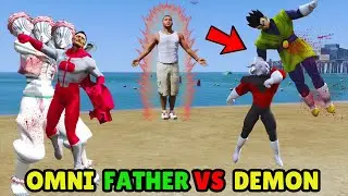 BEERUS & GOHAN FINAL ATTACK on DEVIL JIN 💥 | GOD VS DEMON WAR | GTA 5 SEASON 2 #part7