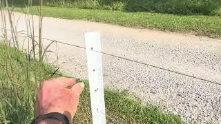 Timeless Fence posts are cheaper that steel posts simply by spacing them further apart!