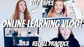 WE HAD TO GO BACK TO ONLINE LEARNING!  DRAMA SCHOOL ONLINE WEEKLY VLOG!-   Lucy Stewart-Adams
