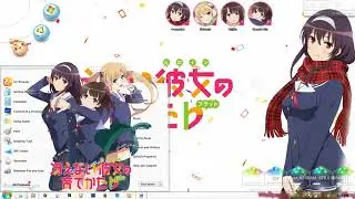 Windows 7 Theme Saekano: Saenai Heroine no Sodatekata