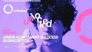 &ldquo;Junior Achievement Unlocked 2025&rdquo; Jaunie&scaron;u komandu ideju business pitch