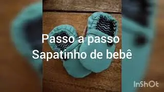 Passo a passo sapatinho de bebê de tecido para menino ou menina molde grátis