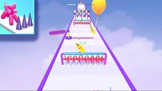Satisfying tiktok Mobile Gameplay Balloon pop Runner All Levels TGTFXC...