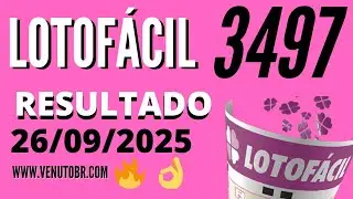 🍀 Resultado Lotof&aacute;cil 3497