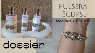 Pulsera Eclipse ✨️ macrame + Cristales// Dossier @dossierperfumes 