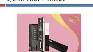 Eyeliner Box | Custom Eyeliner Boxes | Wholesale Eyeliner Boxes