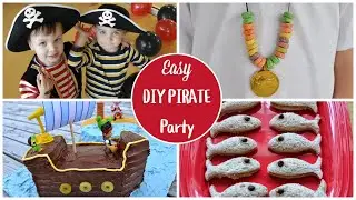 Easy, inexpensive and fun DIY Pirate Party / Pinterest worthy party on a dollar store budget! 🏴&zwj;☠️