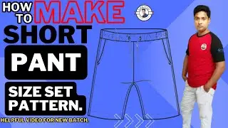 how to make short pant size set pattern | sewing tutorial | Winda Cad Tutorial