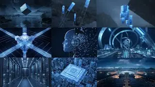 Cinema 4D Project Files: Digital Technology Opening Sci-Fi (C4D & Octane Render)