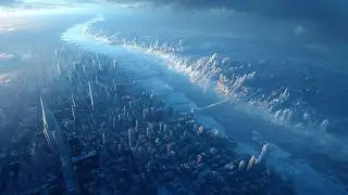 THE WHITE SILENCE: Frozen America Post-Apocalyptic Ambience (No Lights, Deep Ice Age Soundscape