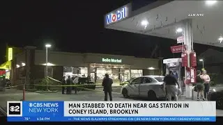 Man stabbed to death near gas station on Coney Island