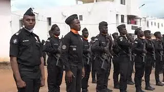 L'inauguration du commissariat d'Arrah par le Ministre Vagondo Diomandé