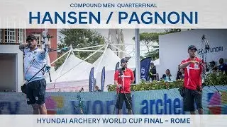 Stephan Hansen v Federico Pagnoni &ndash; Compound Men&rsquo;s Quarterfinal | Rome 2017