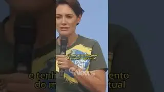 🗣️ &ldquo;N&atilde;o olhe para meu marido, olhe para mim&rdquo;, diz Michelle Bolsonaro #Shorts