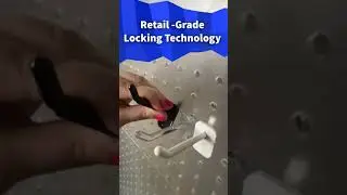 Azar Displays Locking Lexan Hooks