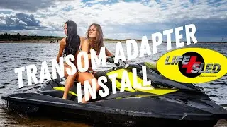 LifeSled- Transom Adapter install  (PWC Rescue Sled)