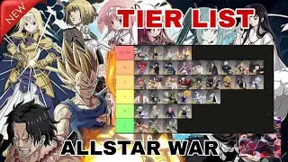 Allstar War | Character Tier List - Tier List Allstar War - RPG Game