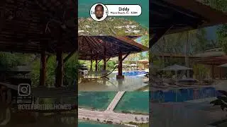 Sean Diddy Combs Miami Mansion #amazinghomes #realestate #miami  #diddy #miamibeach