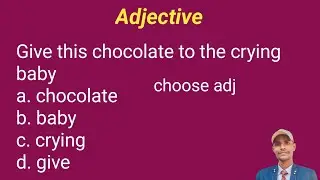 #mixed grammar #adjective #article a,an,the,#translation #Narration objective types question 