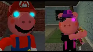 InfectedDeveloper's Piggy Roleplay Mario Piggy and Minitoon Piggy Showcase and Jumpscares