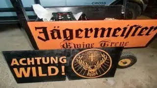 Ewig treu dem Jagdgebr&auml;u - J&auml;germeister Fan-Bollerwagen (selfmade)