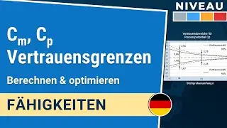 Cm, Cp Vertrauensgrenzen berechnen & optimieren | F&auml;higkeiten 2-1.1| IHDE Academy
