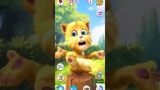 Talking Ginger 2 slap funny Video 😂😂 #youtubeshorts #shorts #talkingginger2 #cartoonvideo