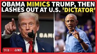 LIVE: Obama Hammersx Trump; 'What The Hell Are You Doing?' | Big Fight Explodes In US | Watch