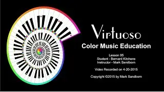 Virtuoso Color Music Education - Piano Lesson 95 - 04-20-2015 - via Skype Online