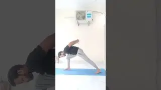 Humble Warrior Pose, Yoga | How to Do Humble Warrior: Yoga Modifications for Beginners #shorts