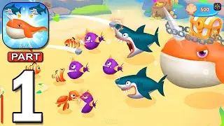 Merge Fish: Deep Sea Warfare - Gameplay Walkthrough Part 1 - Save & Merge The Fish (Android, iOS)