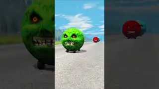 STOPPING THE ANGRY BALLS?! 😱 | Crazy BeamNG Drive Experiment