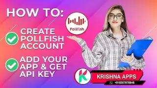 How to Register on Pollfish Survey Account and How to Add App and Get Pollfish API Key