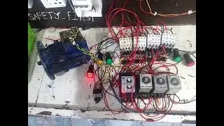 3 phase motor auto forward reverse with automatic star delta starter