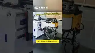 4-Axis Dual-Layer CNC Tube Bender | Complex Tube Forming Demonstration  #pipebendingmachine