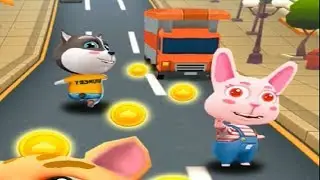 Pet Run Talking Cat Games for kids gameplay hd - free games iphone ipad ios android