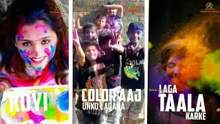 New full screen holi status video || new holi special status video ||