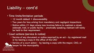 Segment 3   Part 5   Municipal Liability and Insurance