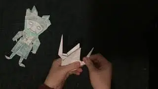 How to make a origami Ramsey the pirate lord from sea of thieves