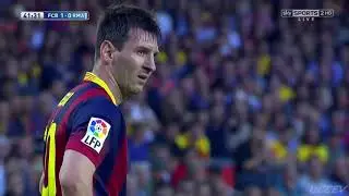 Lionel Messi Vs Real Madrid 2013-14 Home  English Commentary