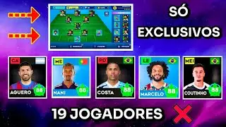 Os jogadores mais EXCLUSIVOS DA MINHA PLANTILHA ( DLS 24)✅🔥
