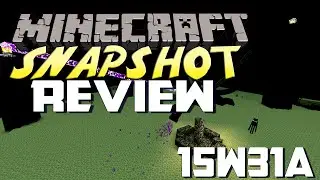 Minecraft 1.9 Snapshot 15w31a Review - Combat Update w/ new dimension and NEW MINECRAFT BLOCKS!