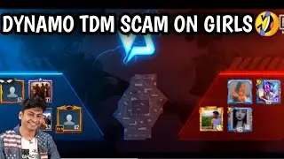 DYNAMO TDM SCAM ON GIRLS PUBG MOBILE