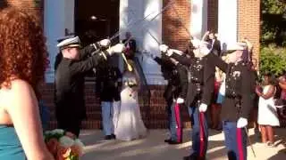 Annapolis Wedding Sword Arch