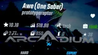 Awe - prototyperaptor [Beat Saber](One-Hand Ranked: 10.18-stars)