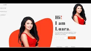Simple Personal Portfolio Website Using HTML and CSS