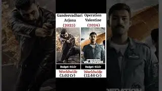 gandeevadhari arjuna vs oparetion valentine movie comparison box office collection o#viral #trending